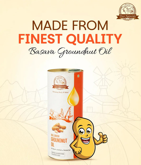 Bull Driven Groundnut Oil - 1L