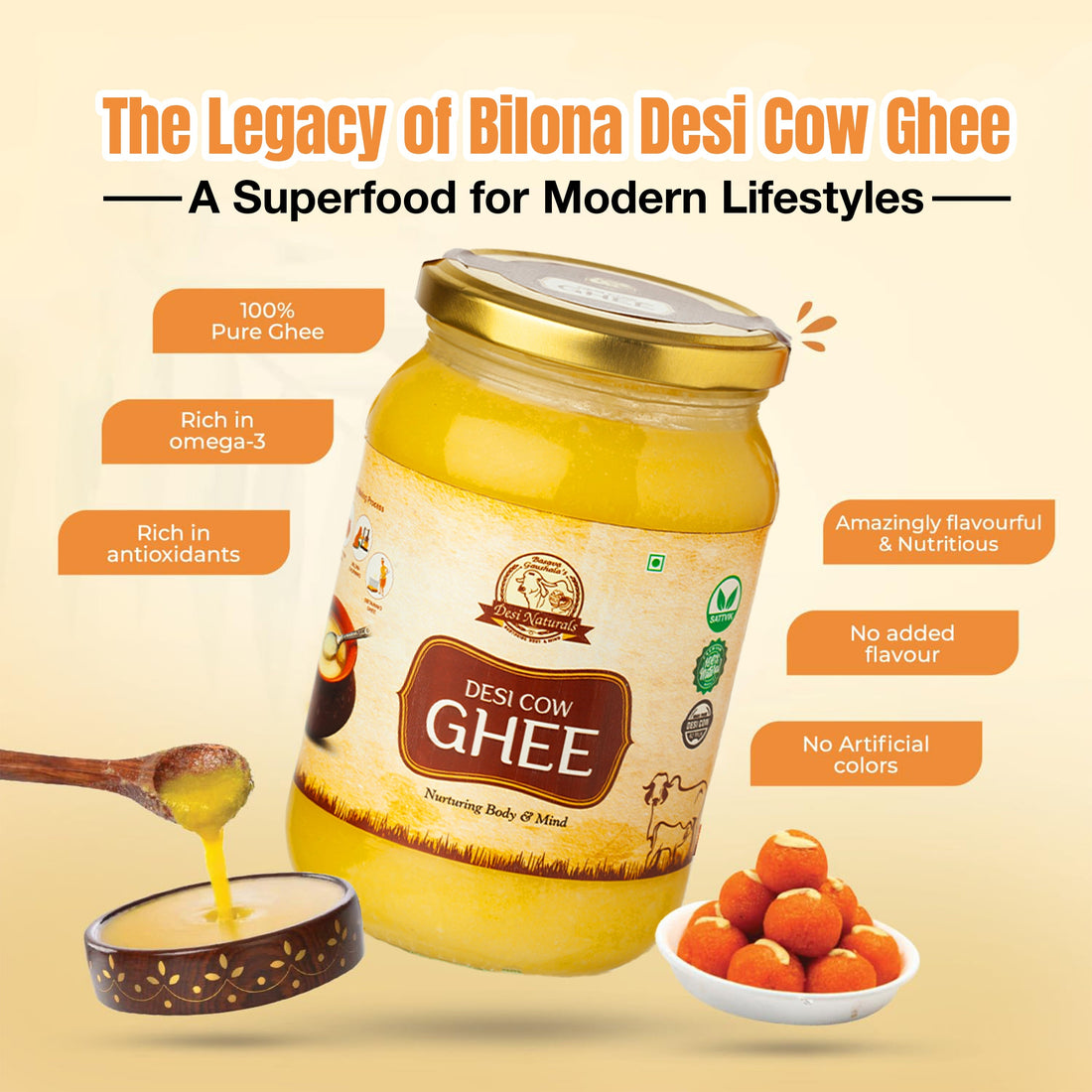 The Legacy of Bilona Desi Cow Ghee: A Superfood for Modern Lifestyles