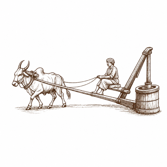 Desi Naturals Bull-Driven Cold Pressed Sunflower Oil – Pure, Nutrient-Rich & Heart-Healthy